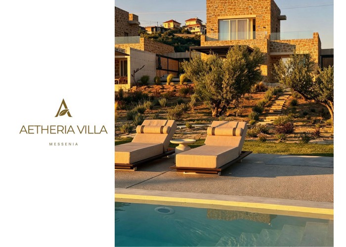 Aetheria Villa Messenia with Pool and Seaview